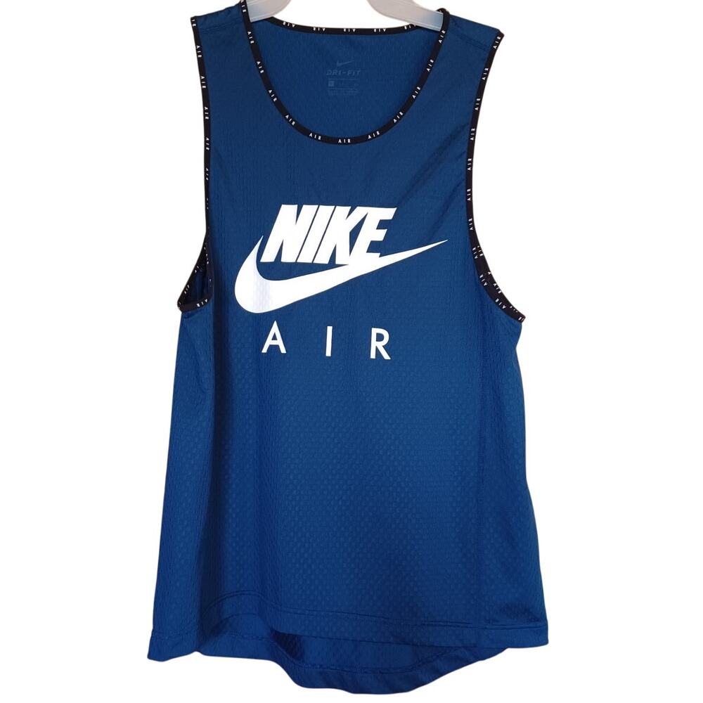 Nike Air Women's Tank Top Dri-Fit Teal Blue Size Small Sports Running Gym Tennis - Picture 1 of 6